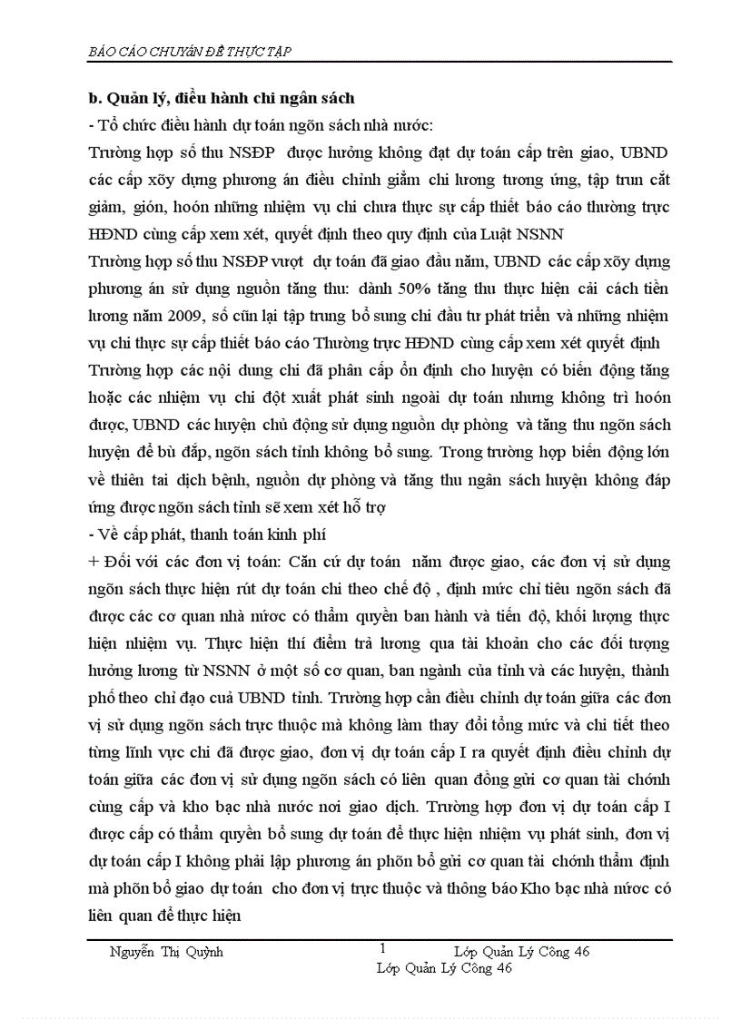 image for page Phân cấp quản lý ngân sách nhà nước giữa Tỉnh và huyện xã ở tỉnh Bắc Ninh giai đoạn 2004 2007 Thực trạng phương hướng giải pháp hoàn thiện 1