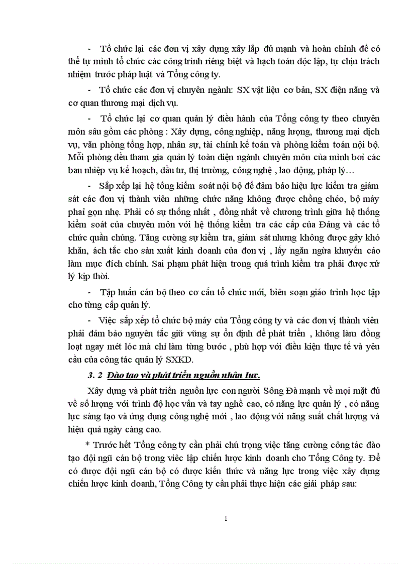 image for page Hoạch định chiến lược kinh doanh ở Tổng Công ty Xây dựng Sông Đà đến năm 2010 1