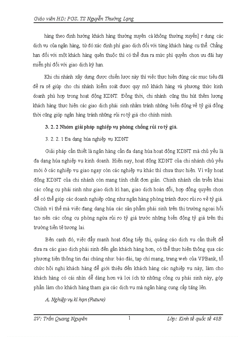 image for page Quản lý rủi ro tỷ giá VPBank chi nhánh Đông Anh 1