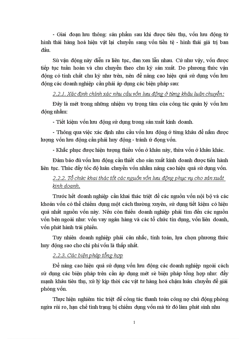 image for page Giải pháp nâng cao hiệu quả sử dụng vốn tại công ty Vật liệu xây dựng Cầu Đuống Sở Xây dựng Hà Nội