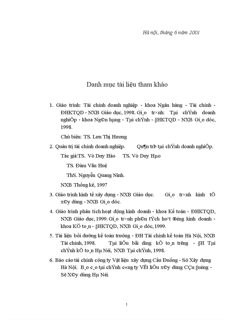 image for page Giải pháp nâng cao hiệu quả sử dụng vốn tại công ty Vật liệu xây dựng Cầu Đuống Sở Xây dựng Hà Nội