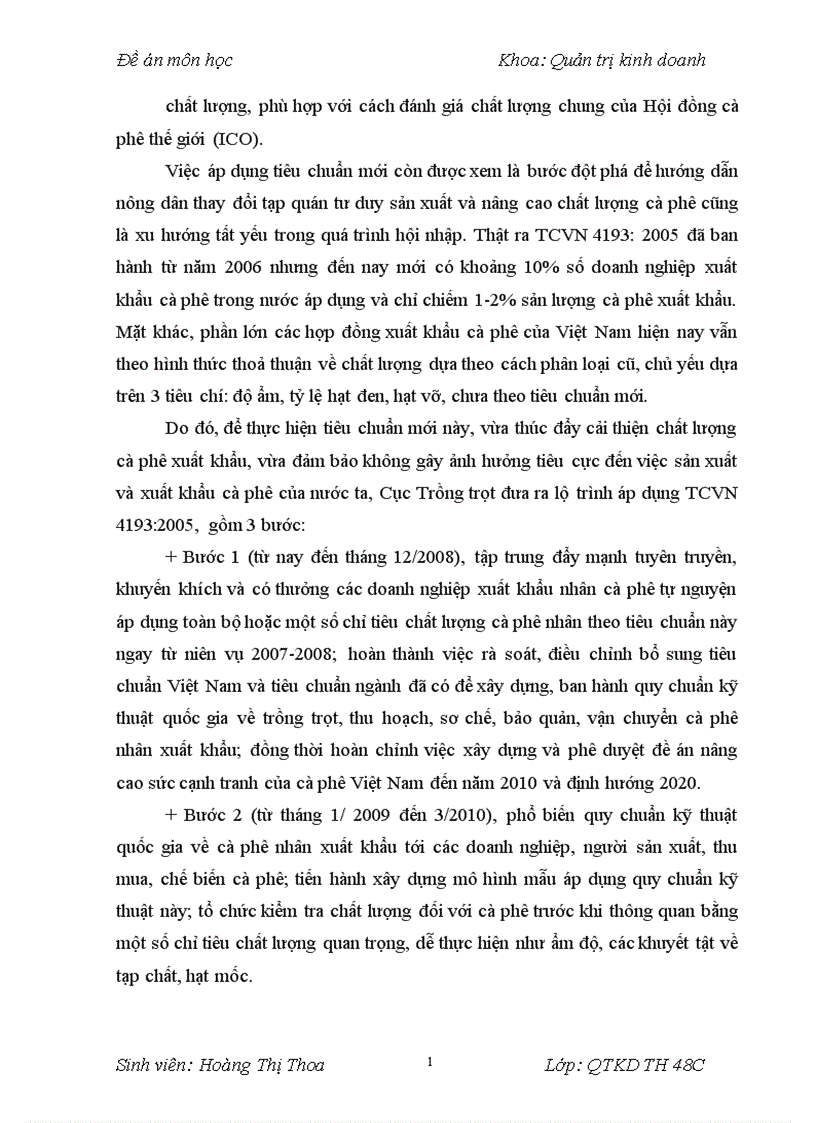 image for page thực trạng chất lượng và giá trị xuất khẩu cà phê việt nam hiện nay 1