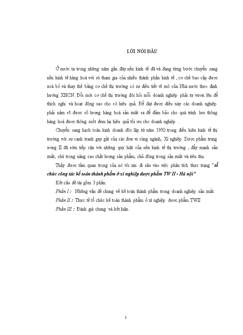 image for page tổ chức công tác kế toán thành phẩm ở xí nghiệp dược phẩm TW II Hà nội 1