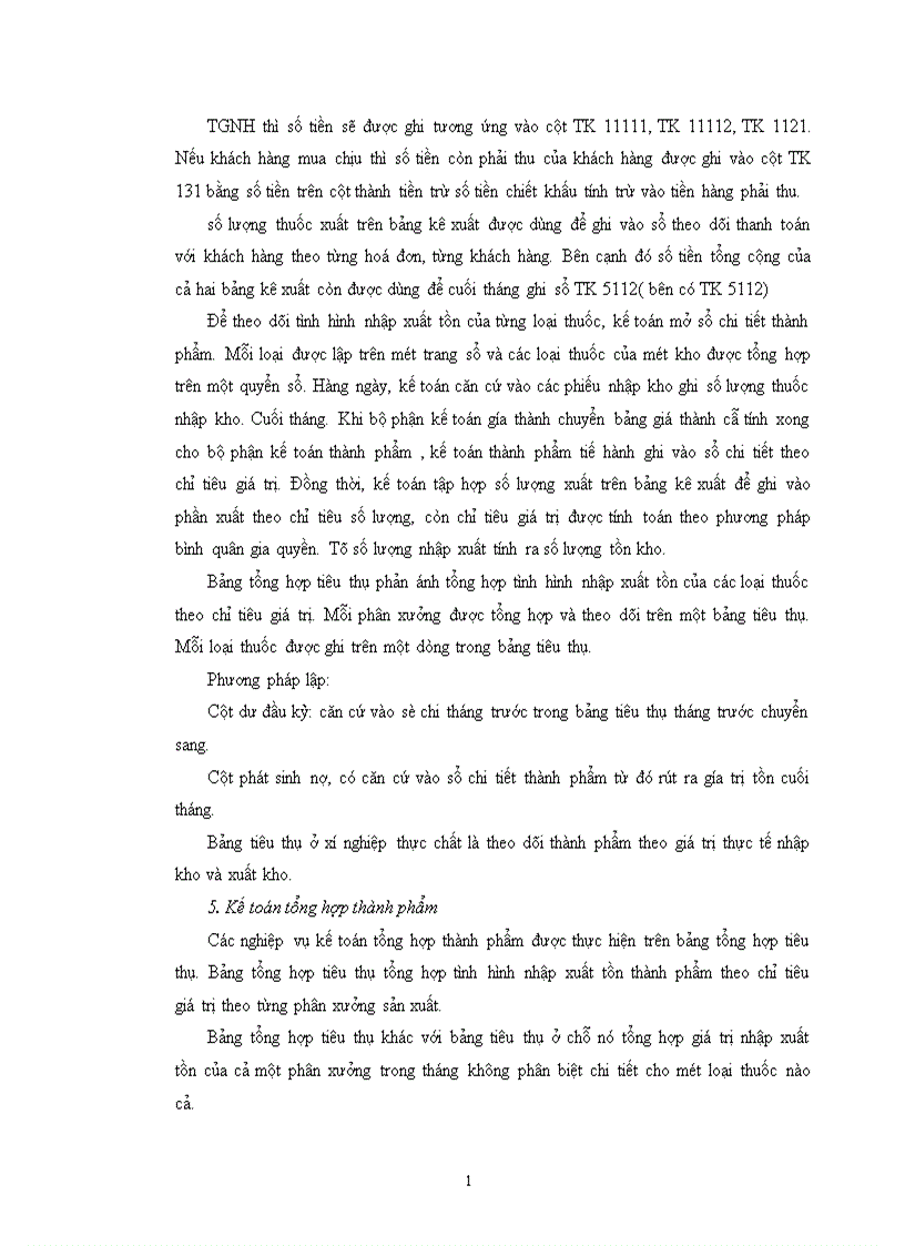 image for page tổ chức công tác kế toán thành phẩm ở xí nghiệp dược phẩm TW II Hà nội 1