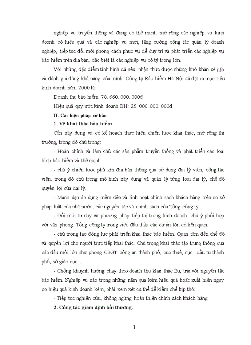 image for page Báo cáo thực tập tổng hợp của Công ty Bảo hiểm Hà Nội 1