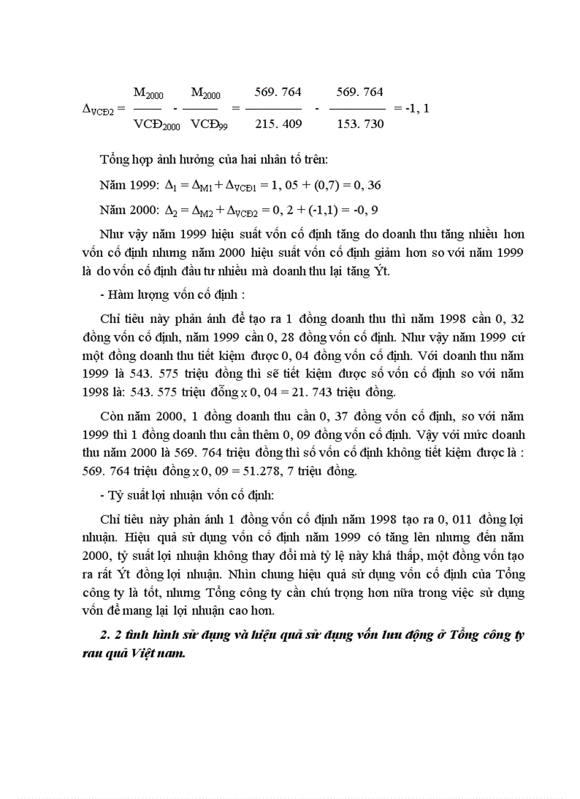 image for page Một số giải pháp nhằm nâng cao hiệu quả sử dụng vốn ở Tổng Công Ty Rau Quả Việt Nam 1