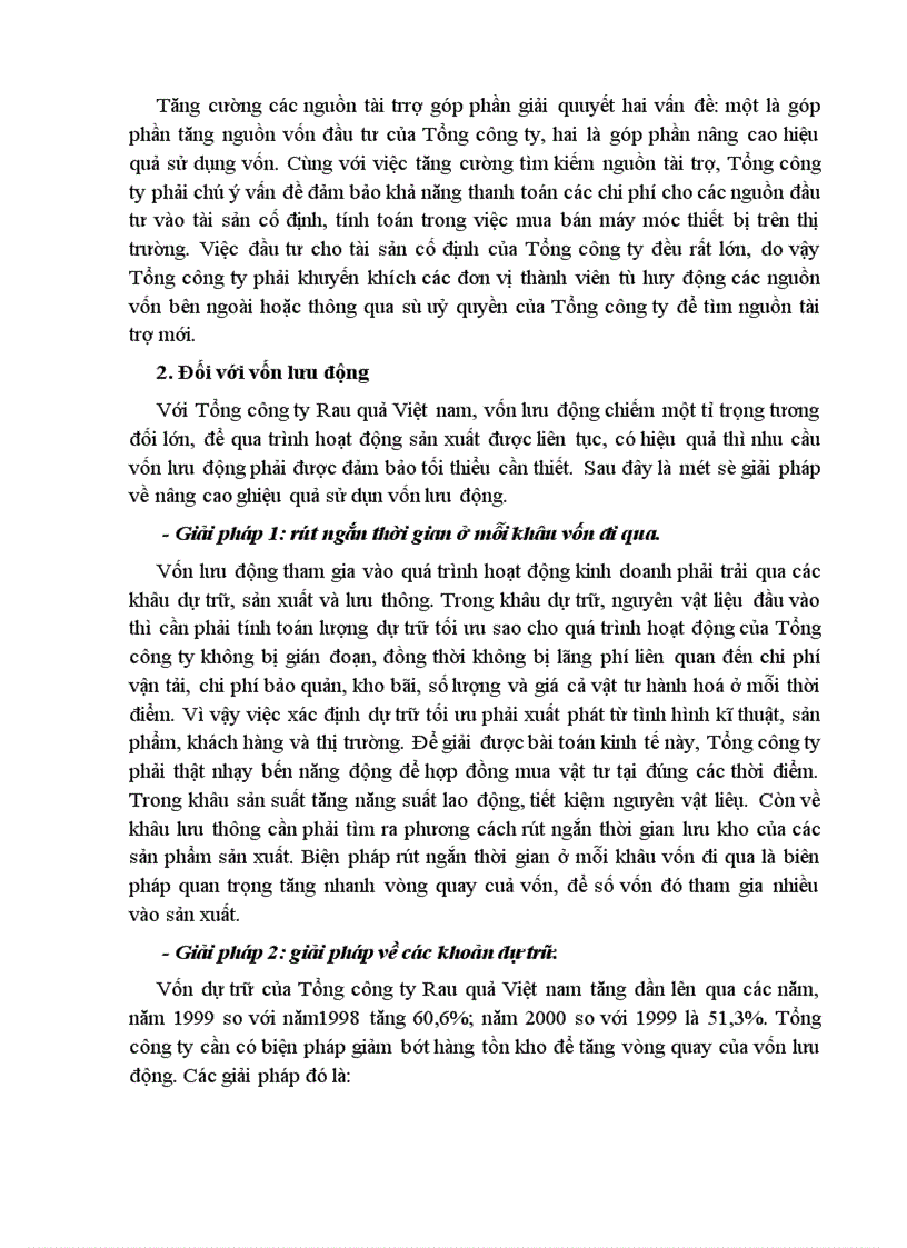 image for page Một số giải pháp nhằm nâng cao hiệu quả sử dụng vốn ở Tổng Công Ty Rau Quả Việt Nam 1