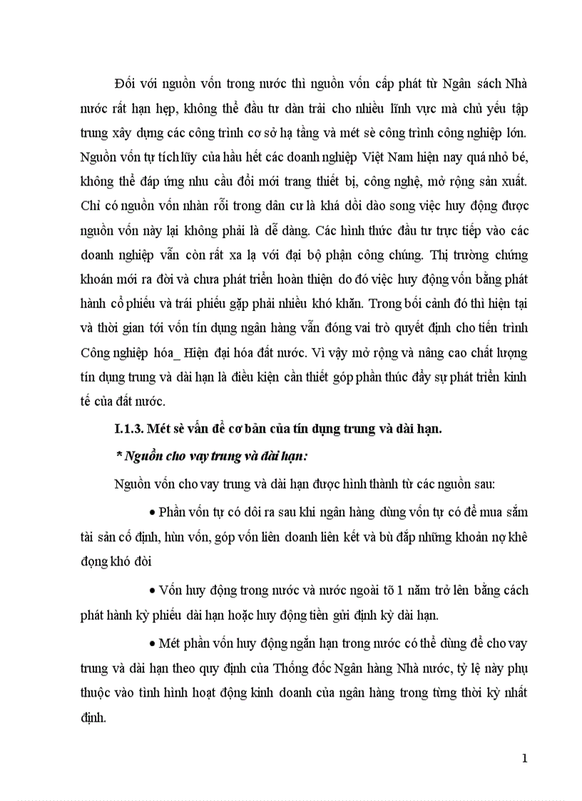 image for page Giải pháp mở rộng và nâng cao chất lượng tín dụng trung và dài hạn tại Ngân hàng Công Thương Ba Đình 1