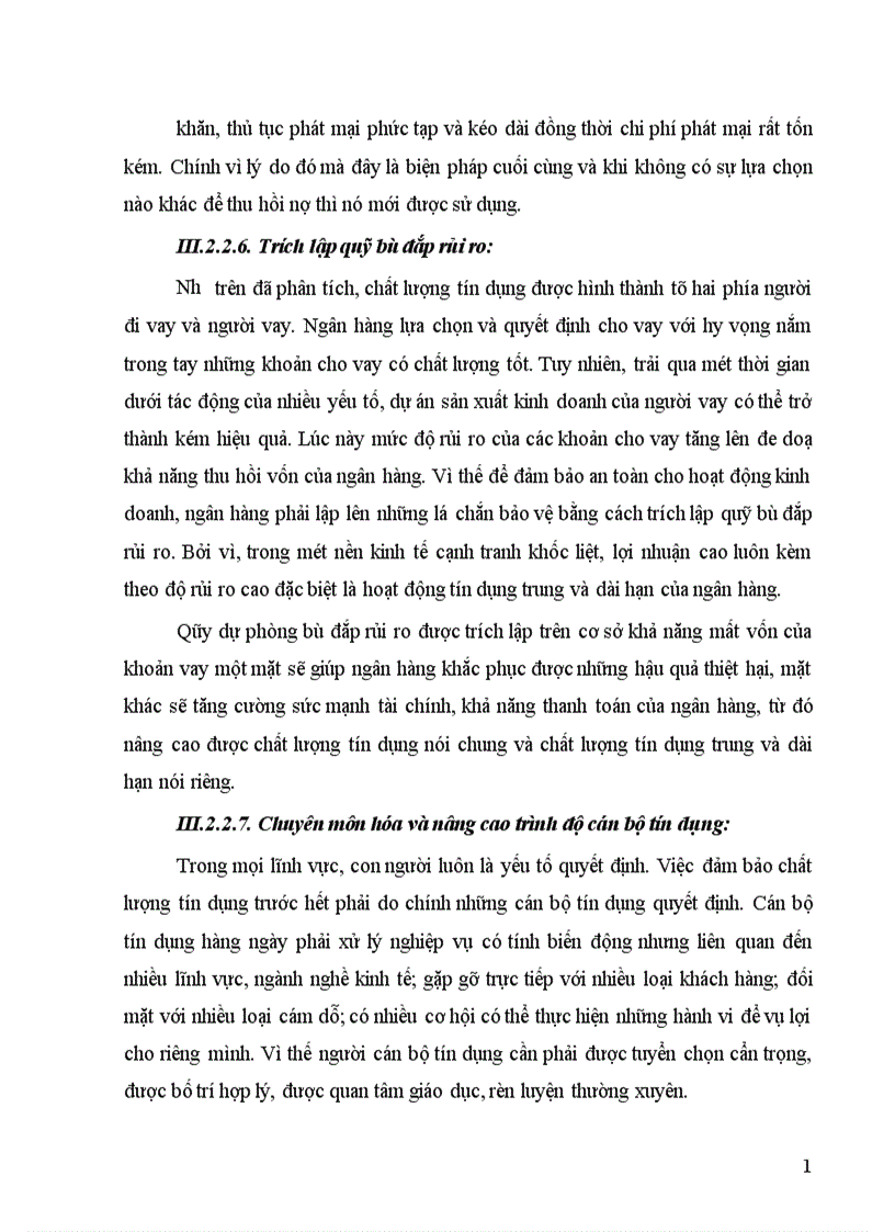 image for page Giải pháp mở rộng và nâng cao chất lượng tín dụng trung và dài hạn tại Ngân hàng Công Thương Ba Đình 1