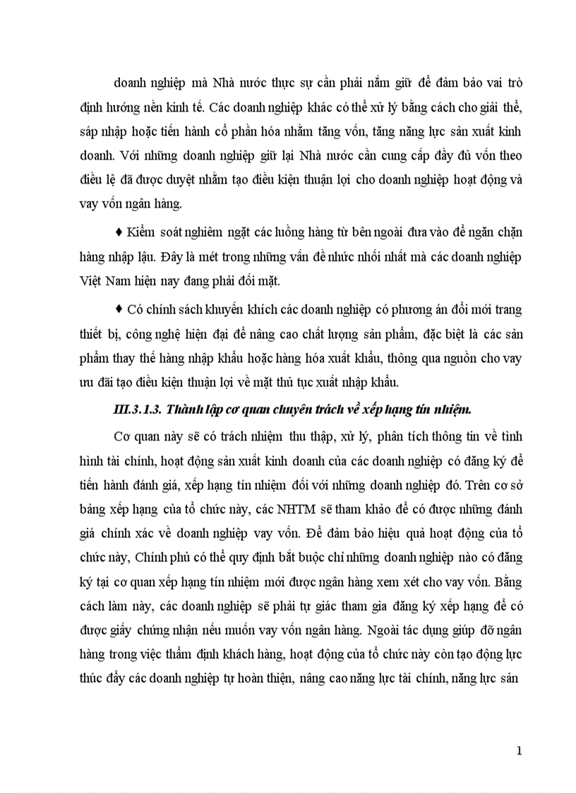 image for page Giải pháp mở rộng và nâng cao chất lượng tín dụng trung và dài hạn tại Ngân hàng Công Thương Ba Đình 1