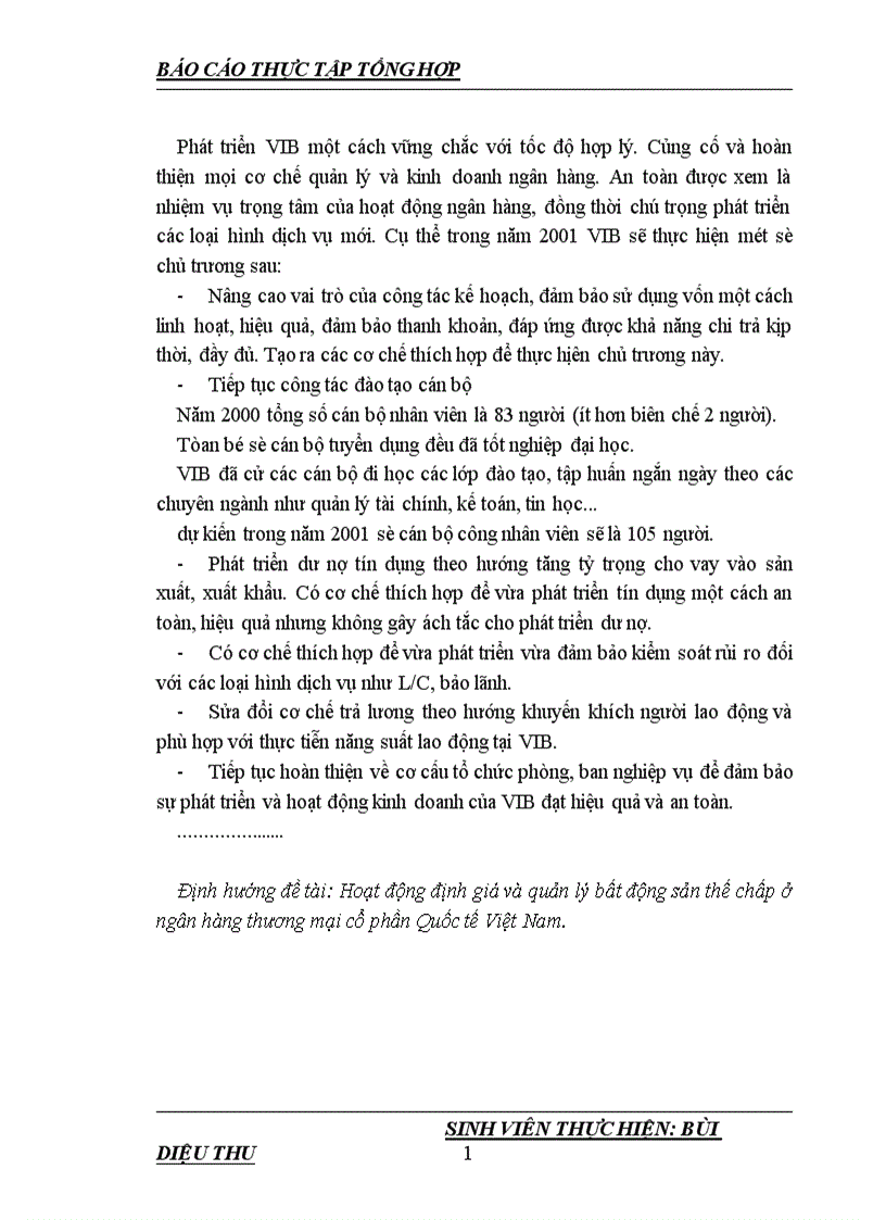 image for page Hoạt động định giá và quản lý bất động sản thế chấp ở ngân hàng thương mại cổ phần Quốc tế Việt Nam