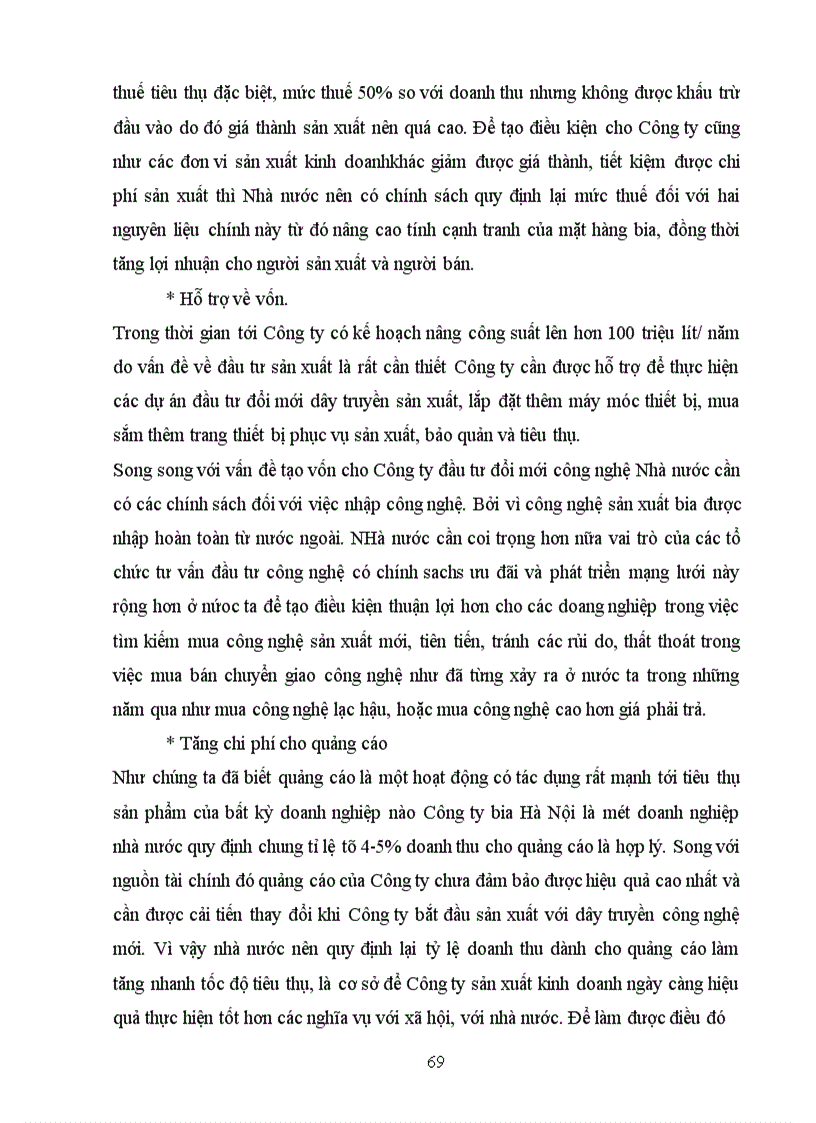 image for page Hoạch định chiến lược thâm nhập thị trường mặt hàng bia trên địa bàn Hà Nội của Công ty bia Hà Nội