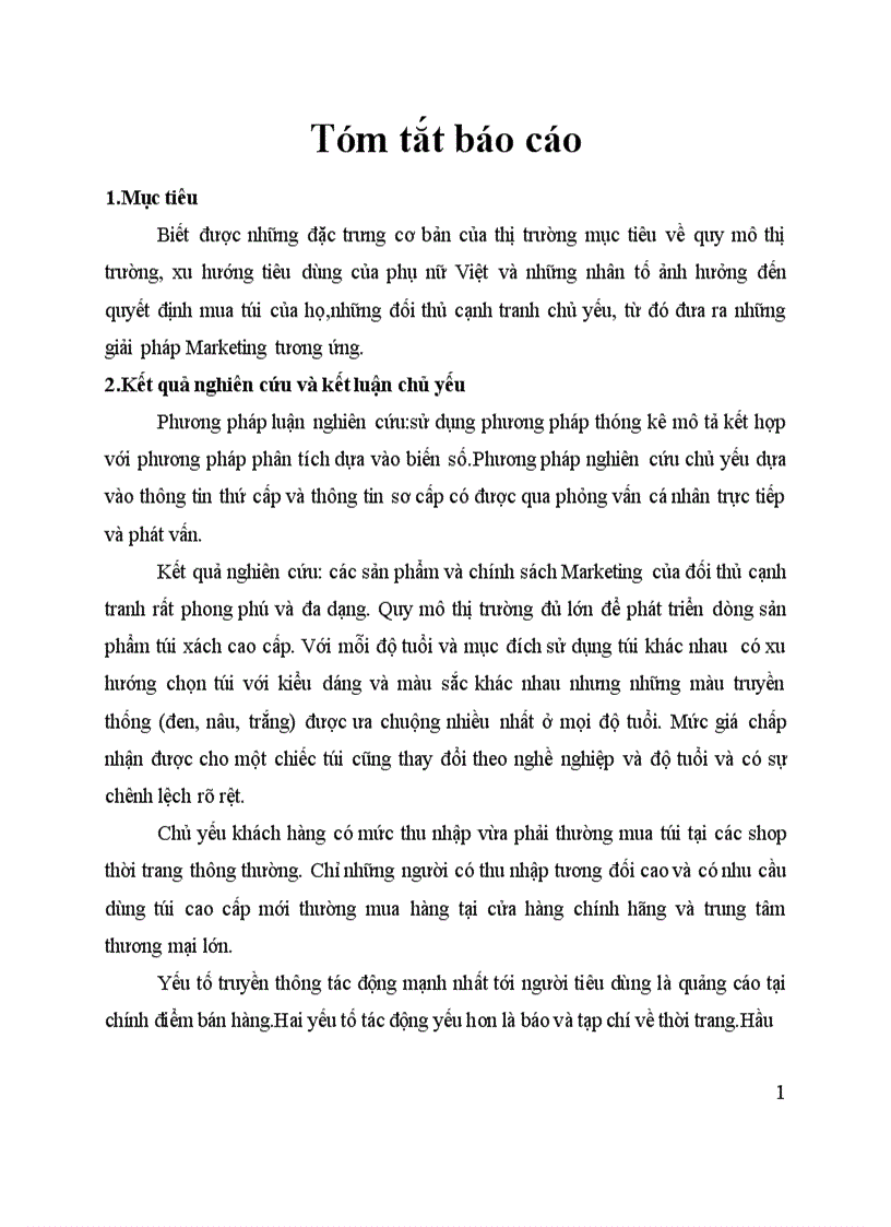 image for page Phát triển dòng sản phẩm túi xách Việt cao cấp dành cho nữ giới