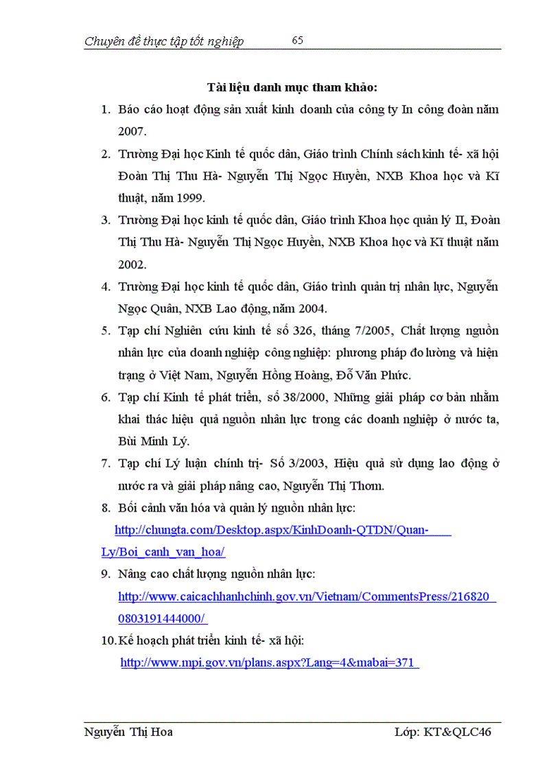 image for page Hoàn thiện quản lý nguồn nhân lực tại Công ty In Công đoàn 1