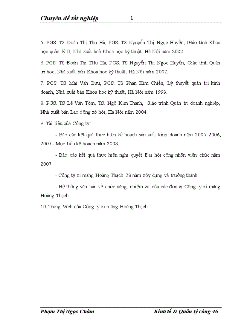 image for page Hoàn thiện cơ cấu tổ chức Công ty xi măng Hoàng Thạch