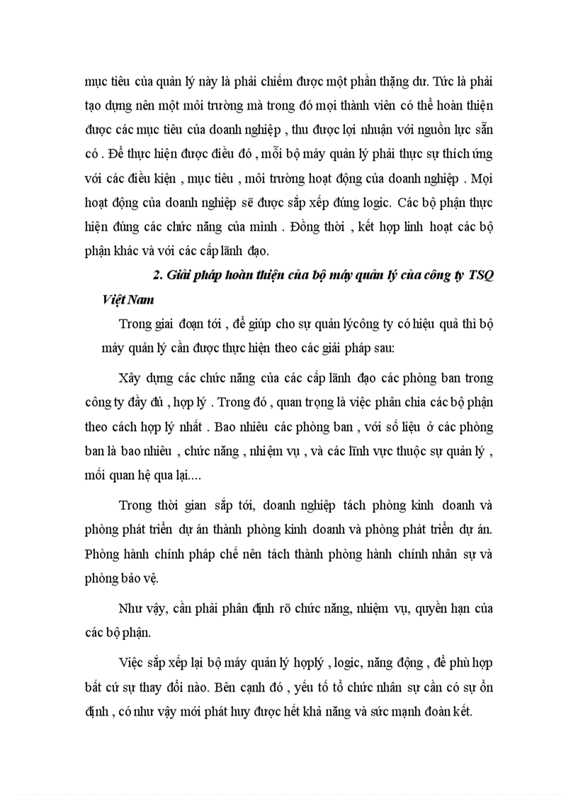 image for page Tổ chức bộ máy quản lý doanh nghiệp kinh doanh bất động sản qua nghiên cứu tại công ty kinh doanh bất động sản TSQ Việt Nam 1