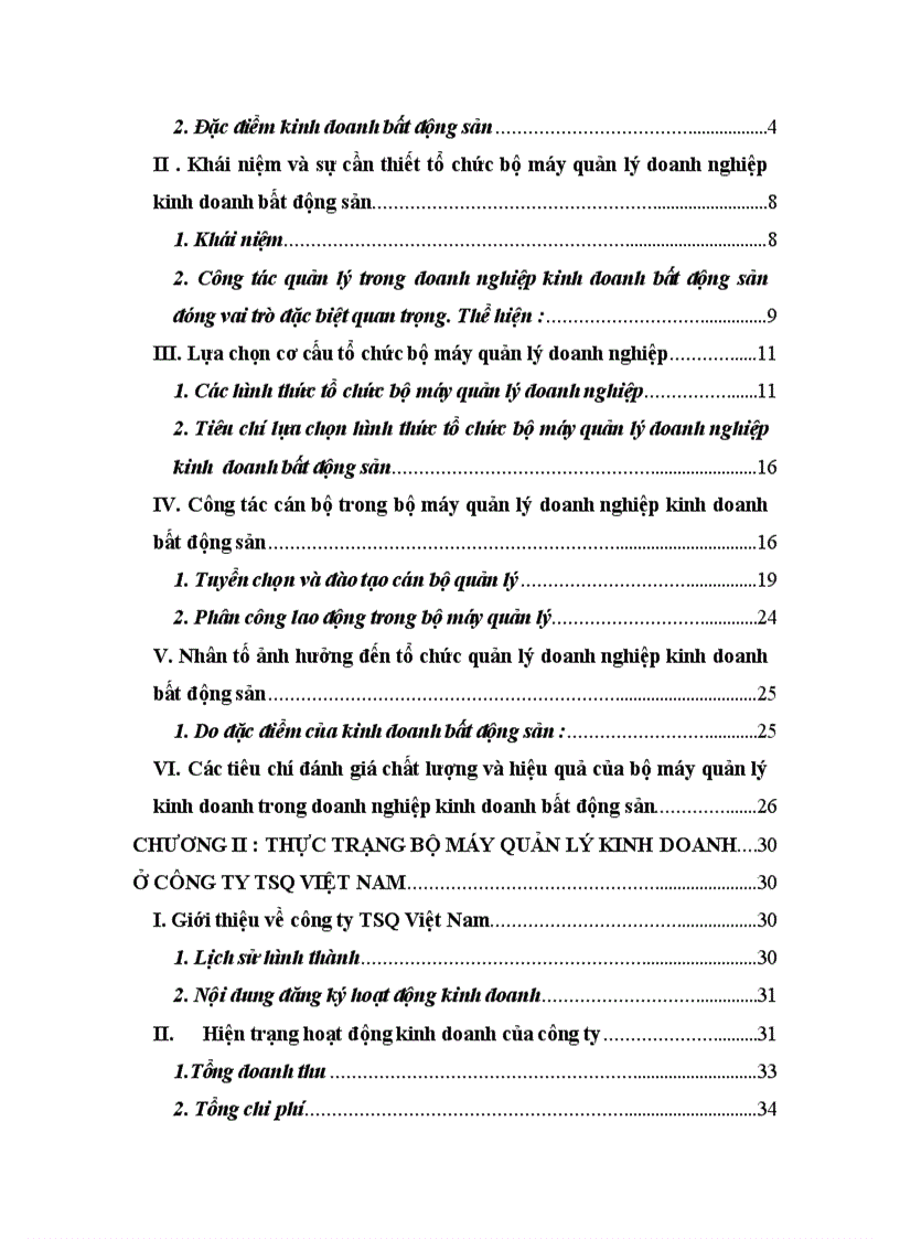 image for page Tổ chức bộ máy quản lý doanh nghiệp kinh doanh bất động sản qua nghiên cứu tại công ty kinh doanh bất động sản TSQ Việt Nam 1