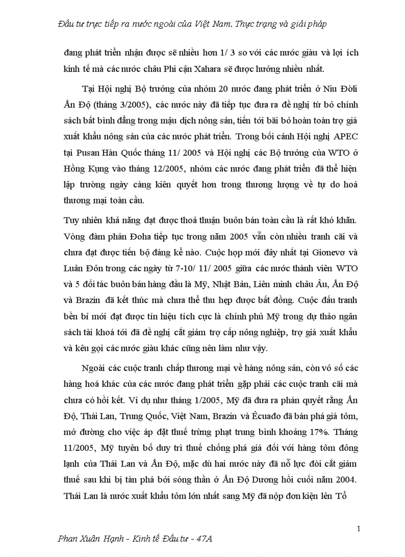 image for page Đầu tư trực tiếp ra nước ngoài của Việt Nam Thực trạng và giải pháp 1