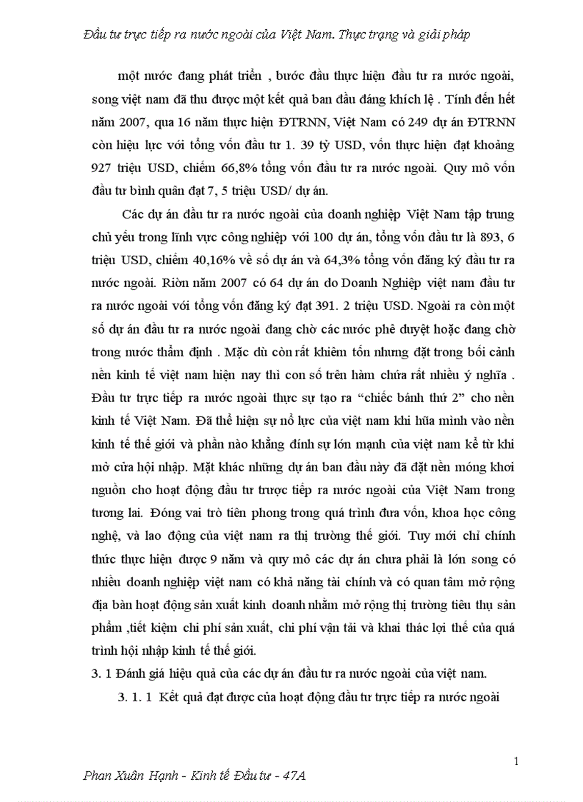 image for page Đầu tư trực tiếp ra nước ngoài của Việt Nam Thực trạng và giải pháp 1