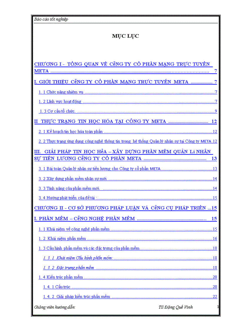 image for page Xây dựng phần mềm quản lý nhân sự trong Công ty cổ phần mạng trực tuyến MeTa