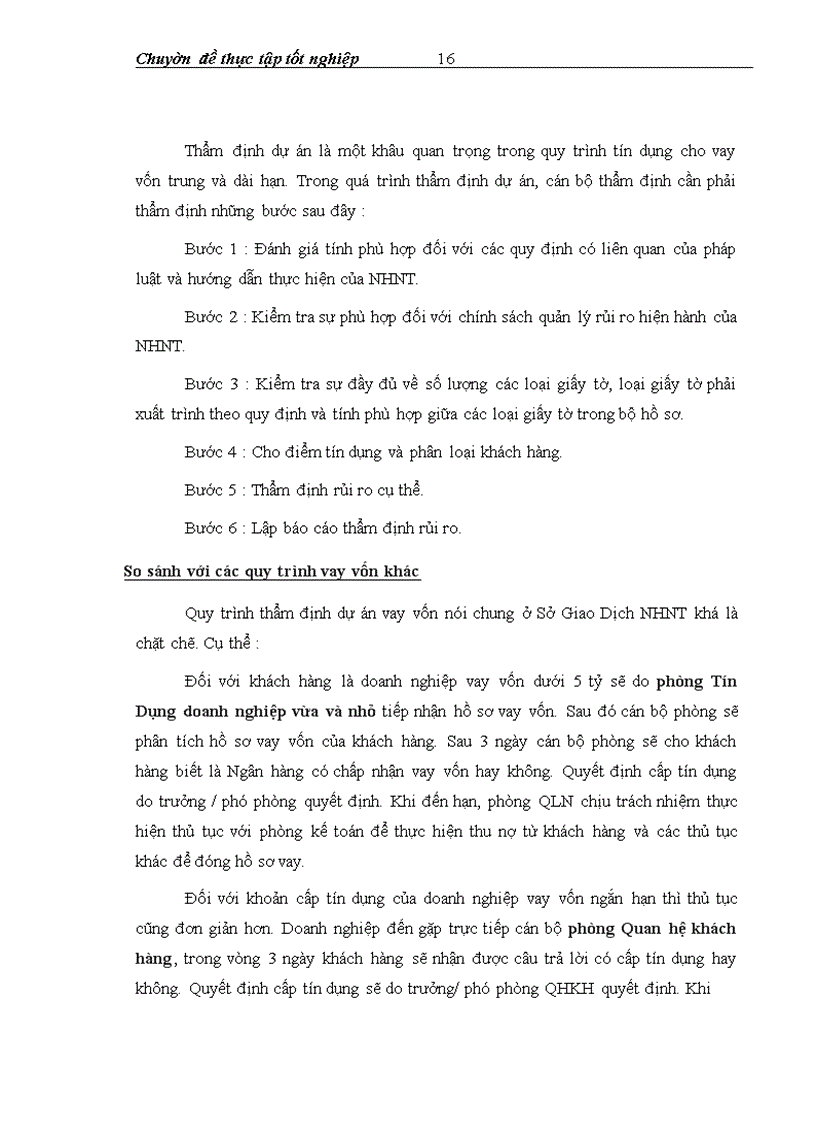 image for page Thực trạng công tác thẩm định khả năng trả nợ của khách hàng vay vốn trung và dài hạn tại sở giao dịch ngân hàng ngoại thương việt nam 1