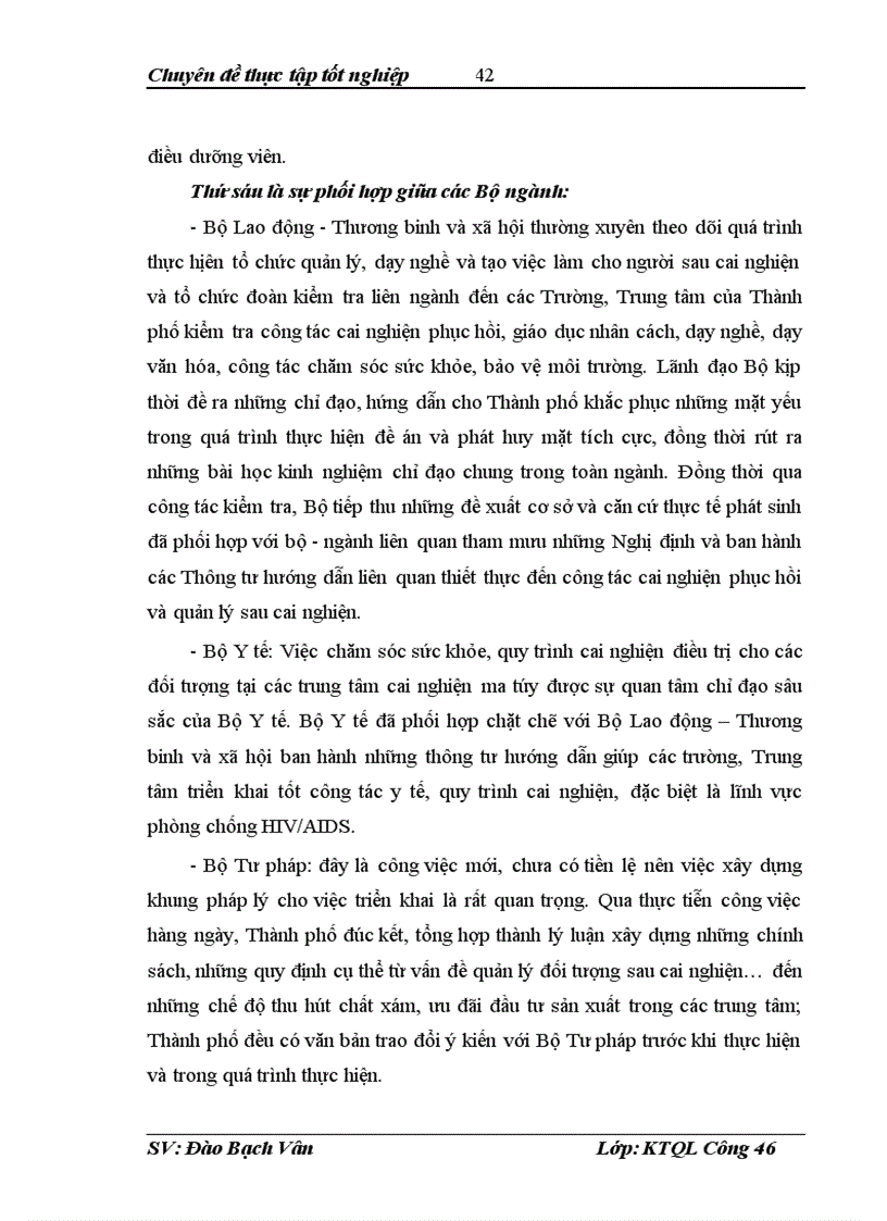 image for page Thực trạng về công tác tổ chức quản lý dạy nghề và tạo việc làm cho người sau cai nghiện tại Thành phố Hồ Chí Minh