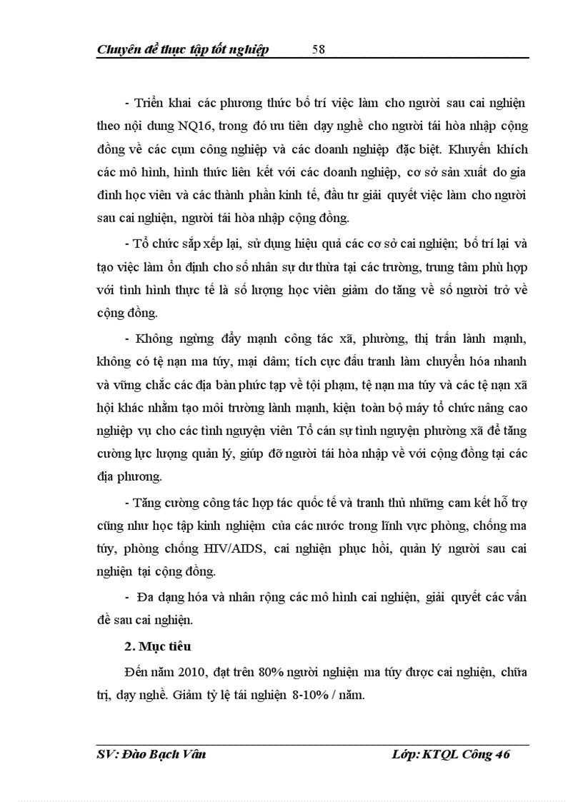 image for page Thực trạng về công tác tổ chức quản lý dạy nghề và tạo việc làm cho người sau cai nghiện tại Thành phố Hồ Chí Minh