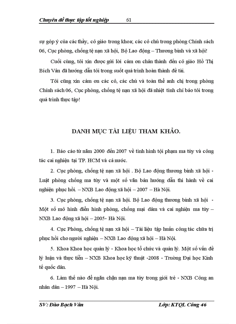 image for page Thực trạng về công tác tổ chức quản lý dạy nghề và tạo việc làm cho người sau cai nghiện tại Thành phố Hồ Chí Minh