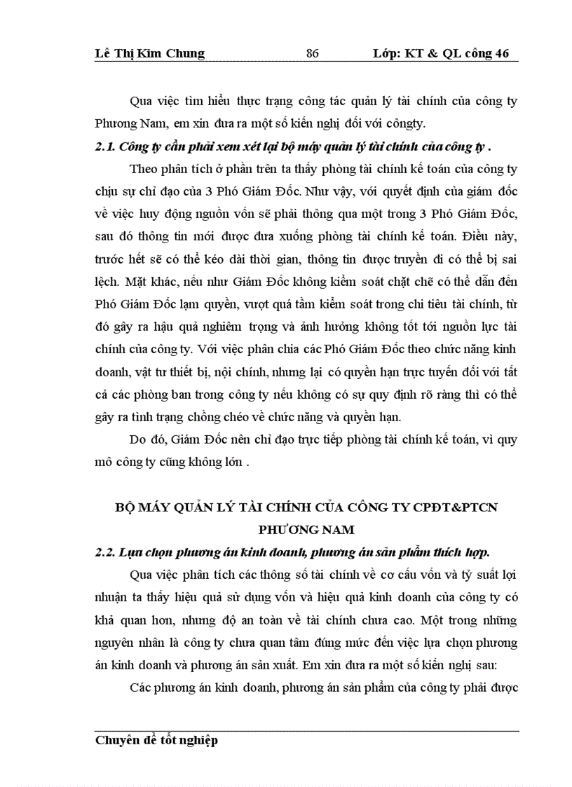 image for page Một số giải pháp hoàn thiện công tác quản lý tài chính ở công ty cổ phần đầu tư và phát triển công nghệ Phương Nam