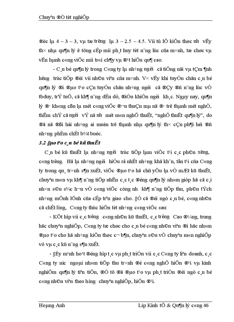 image for page Một số giải pháp hoàn thiện công tác quản lý nguồn nhân lực theo tiêu chuẩn ISO 9001 2000 tại Công ty CP bê tông 1