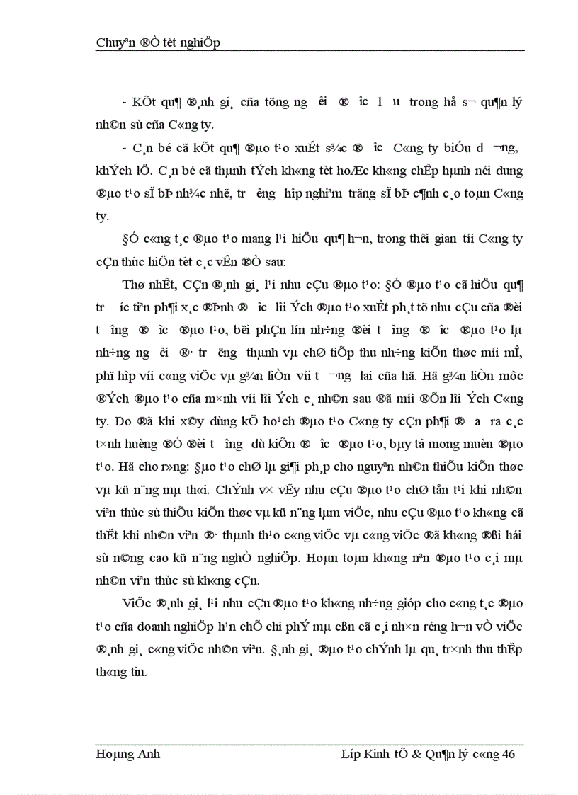 image for page Một số giải pháp hoàn thiện công tác quản lý nguồn nhân lực theo tiêu chuẩn ISO 9001 2000 tại Công ty CP bê tông 1