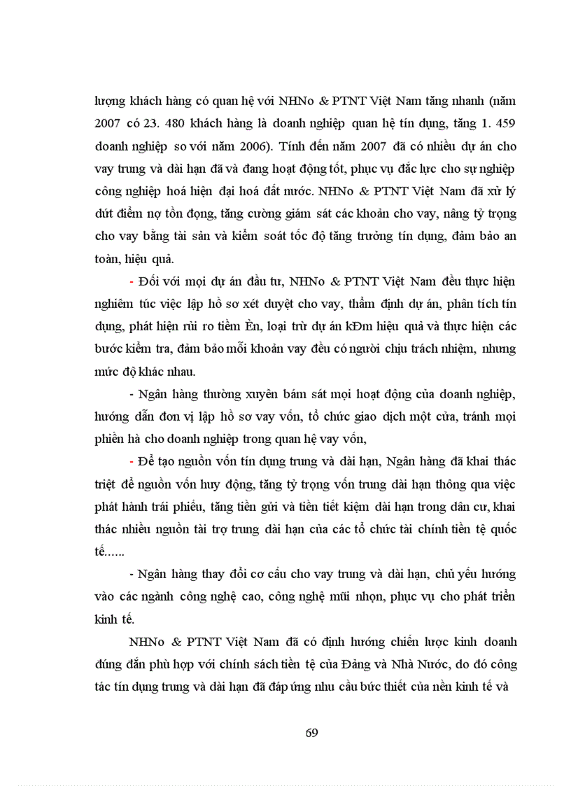 image for page Giải pháp nâng cao hiệu quả cho vay dự án đầu tư trung và dài hạn trong hệ thống Ngân hàng Nông nghiệp và Phát triển Nông thôn Việt Nam 1
