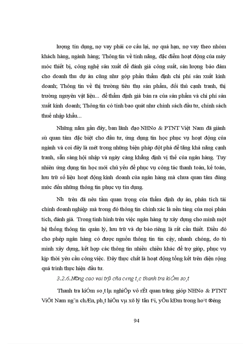 image for page Giải pháp nâng cao hiệu quả cho vay dự án đầu tư trung và dài hạn trong hệ thống Ngân hàng Nông nghiệp và Phát triển Nông thôn Việt Nam 1