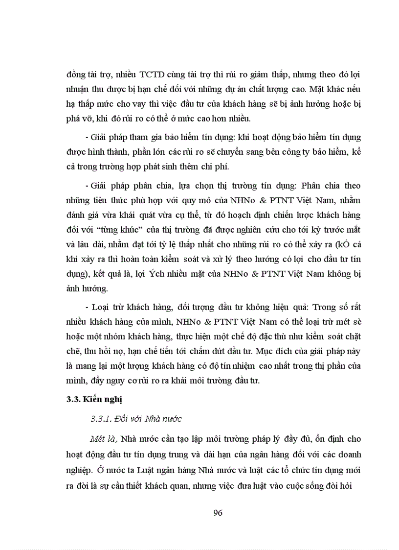 image for page Giải pháp nâng cao hiệu quả cho vay dự án đầu tư trung và dài hạn trong hệ thống Ngân hàng Nông nghiệp và Phát triển Nông thôn Việt Nam 1