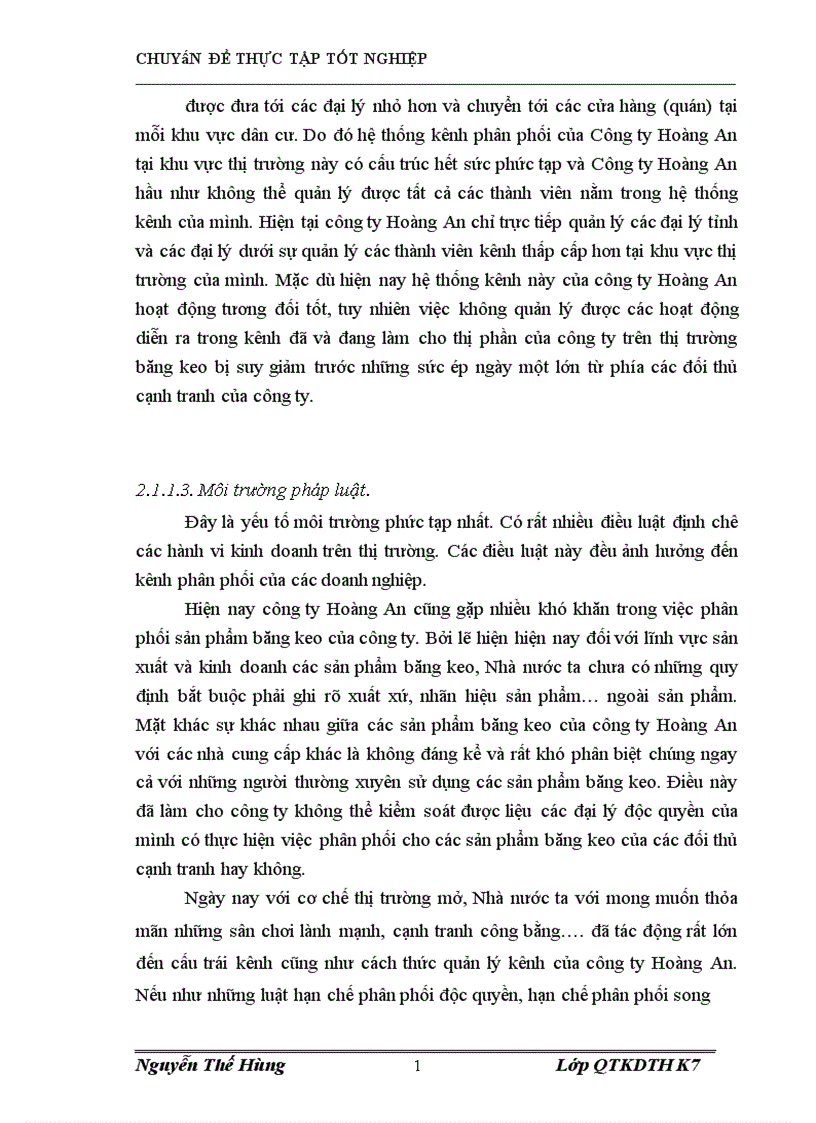 image for page Một số giải pháp Marketing để hoàn thiện hệ thống kênh phân phối sản phẩm của công ty Cổ phần XNK và XD Hoàng An 1