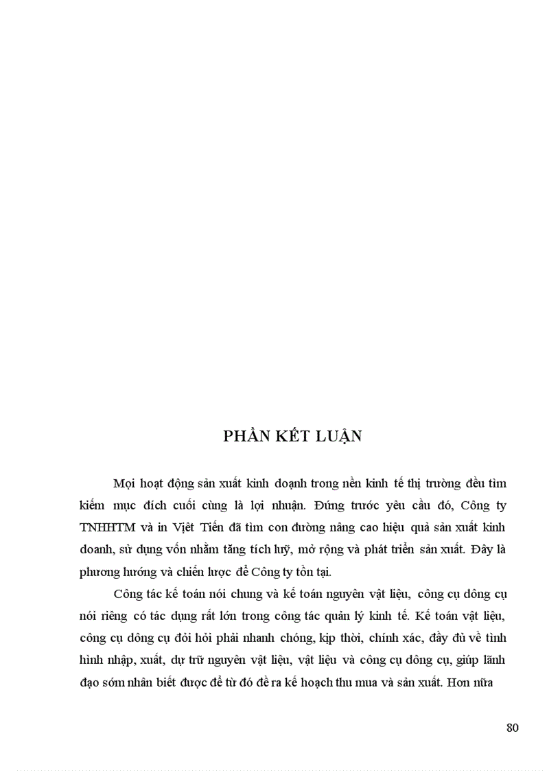 image for page Kế toán nguyên vật liệu công cụ dụng cụ ở Công ty TNHHTM và in Việt Tiến 1