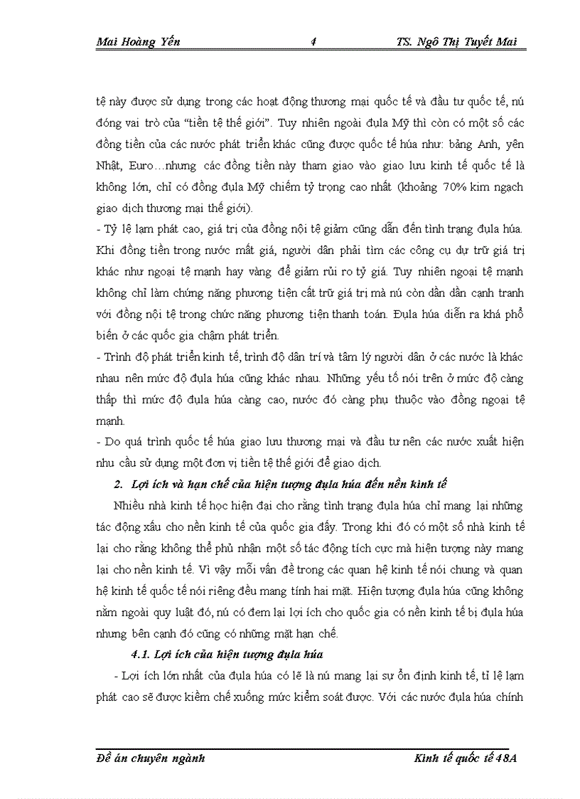 image for page tác động của đôla hóa đến công tác quản lý ngoại hối ở việt nam