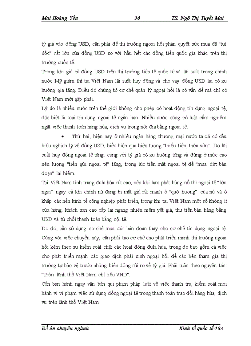 image for page tác động của đôla hóa đến công tác quản lý ngoại hối ở việt nam