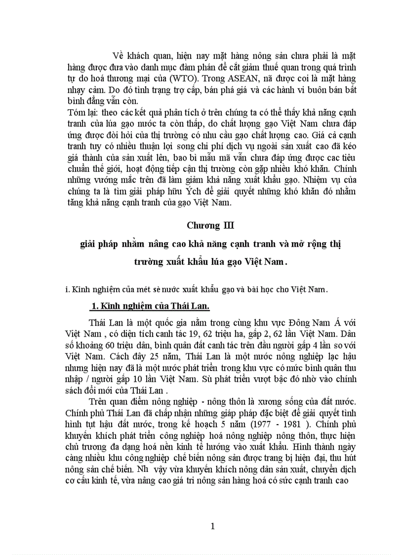 image for page Lợi thế trong sản xuất và giải pháp nâng cao khả năng cạnh tranh của lúa gạo Việt Nam