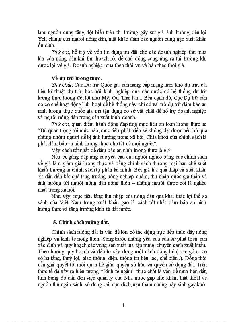 image for page Lợi thế trong sản xuất và giải pháp nâng cao khả năng cạnh tranh của lúa gạo Việt Nam