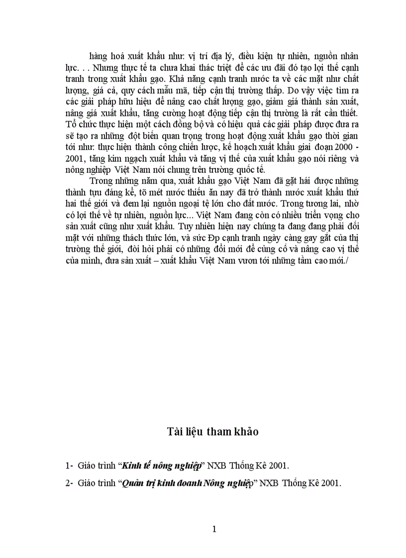 image for page Lợi thế trong sản xuất và giải pháp nâng cao khả năng cạnh tranh của lúa gạo Việt Nam