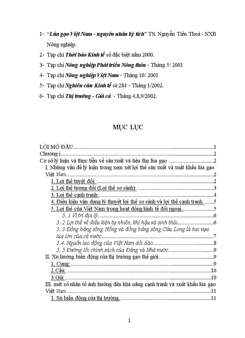 image for page Lợi thế trong sản xuất và giải pháp nâng cao khả năng cạnh tranh của lúa gạo Việt Nam