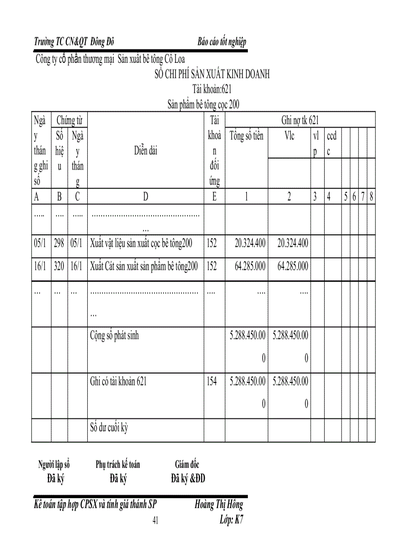 image for page Tập hợp chi phí sản xuất và tính giá thành sản phẩm ở công ty thương mại và sản xuất bê tông Cổ Loa 1