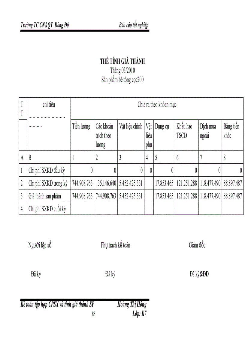 image for page Tập hợp chi phí sản xuất và tính giá thành sản phẩm ở công ty thương mại và sản xuất bê tông Cổ Loa 1