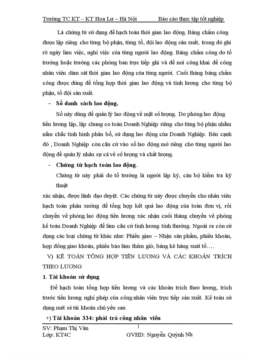 image for page Kế toán tiền lương và các khoản trích theo tiền lương tại Công ty cổ phần Xuân Thành 1