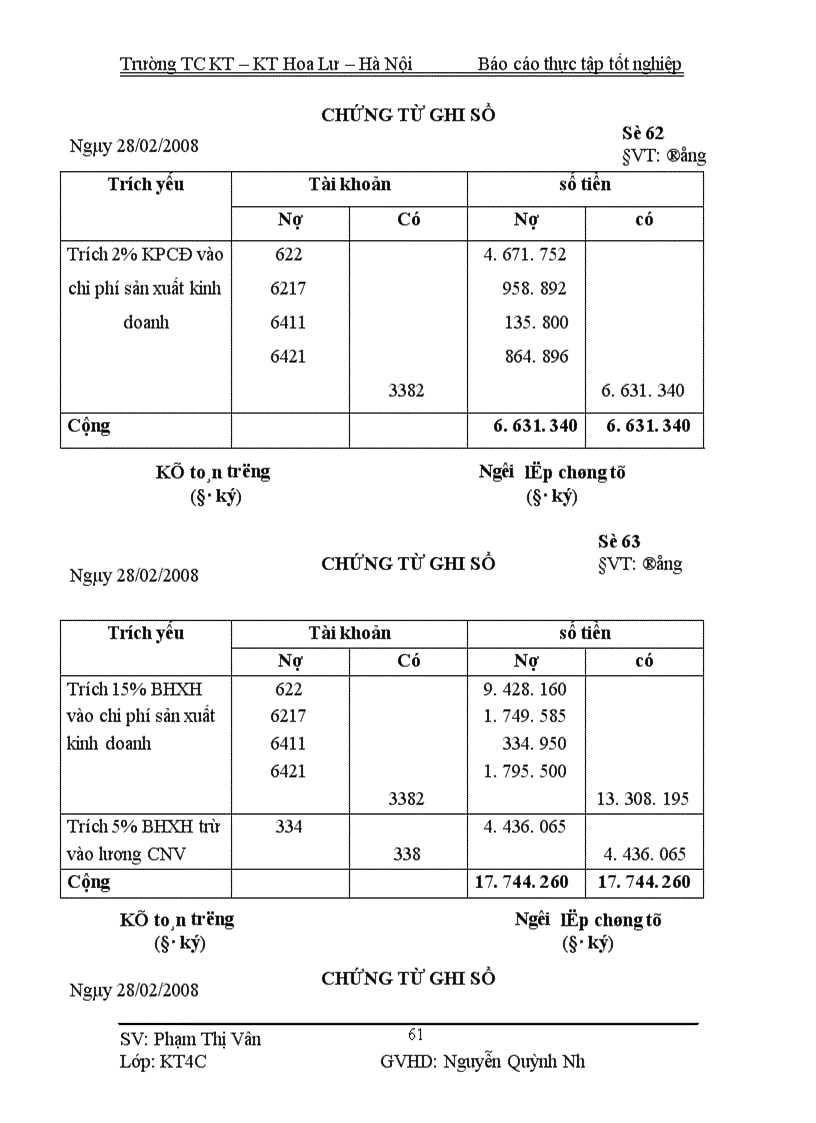 image for page Kế toán tiền lương và các khoản trích theo tiền lương tại Công ty cổ phần Xuân Thành 1