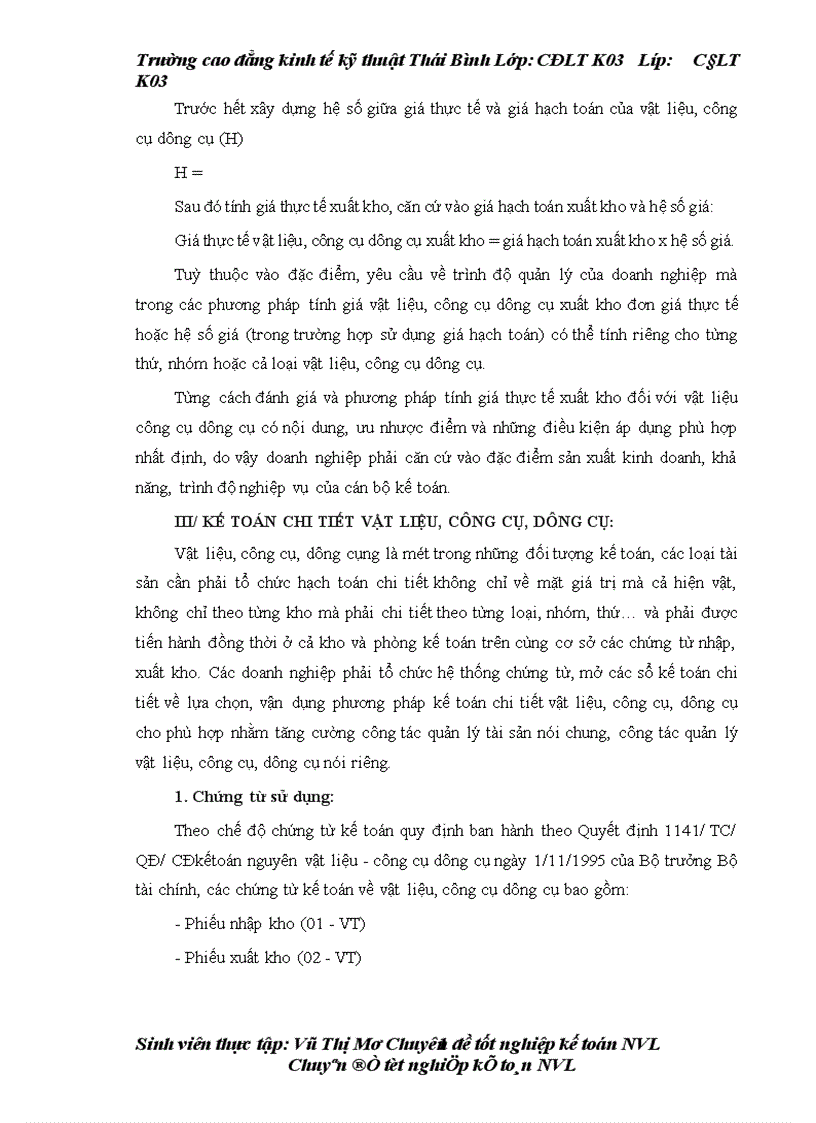 image for page Tổ chức công tác kế toán nguyên vật liệu công cụ dụng cụ ở công ty cổ phần tư vấn đầu tư và XD Hợp Thành