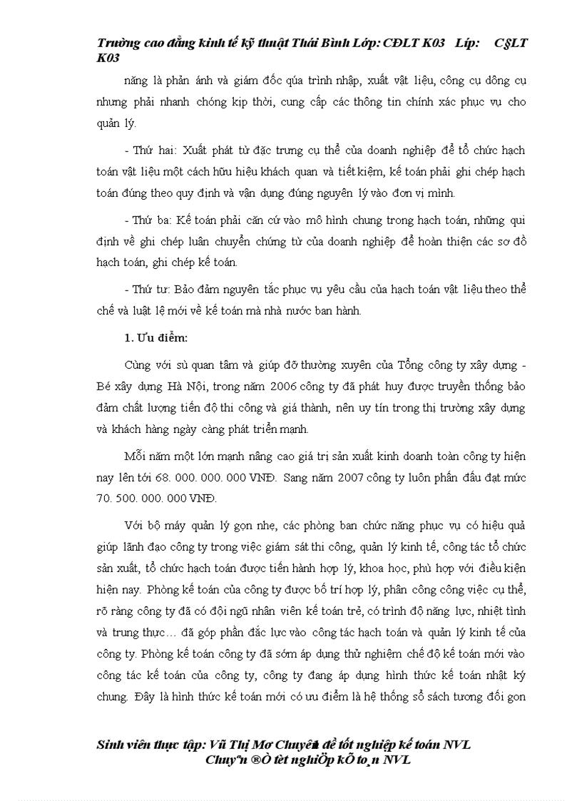image for page Tổ chức công tác kế toán nguyên vật liệu công cụ dụng cụ ở công ty cổ phần tư vấn đầu tư và XD Hợp Thành