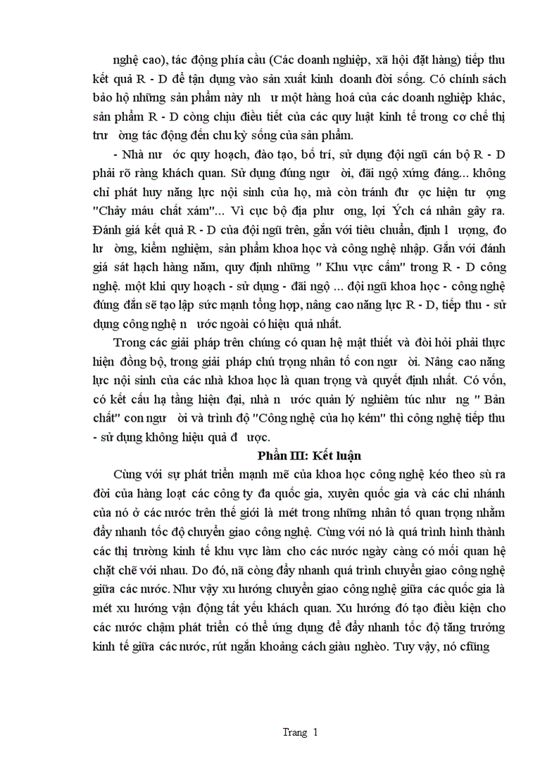 image for page Một số hình thức chuyển giao công nghệ để phục vụ quá trình công nghiệp hoá hiện đại hoá đất nước