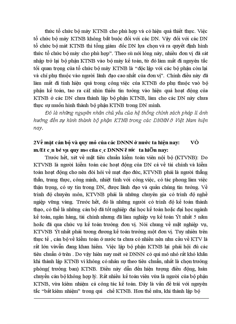 image for page Một số vấn đề về tổ chức kiểm toán nội bộ trong các doanh nghiệp Nhà nước ở Việt Nam hiện nay